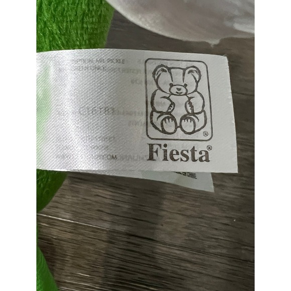 Mr. Pickle Plush 12" Stuffed Toy with Mustache & Glasses Funny Food Plush - Picture 4 of 5